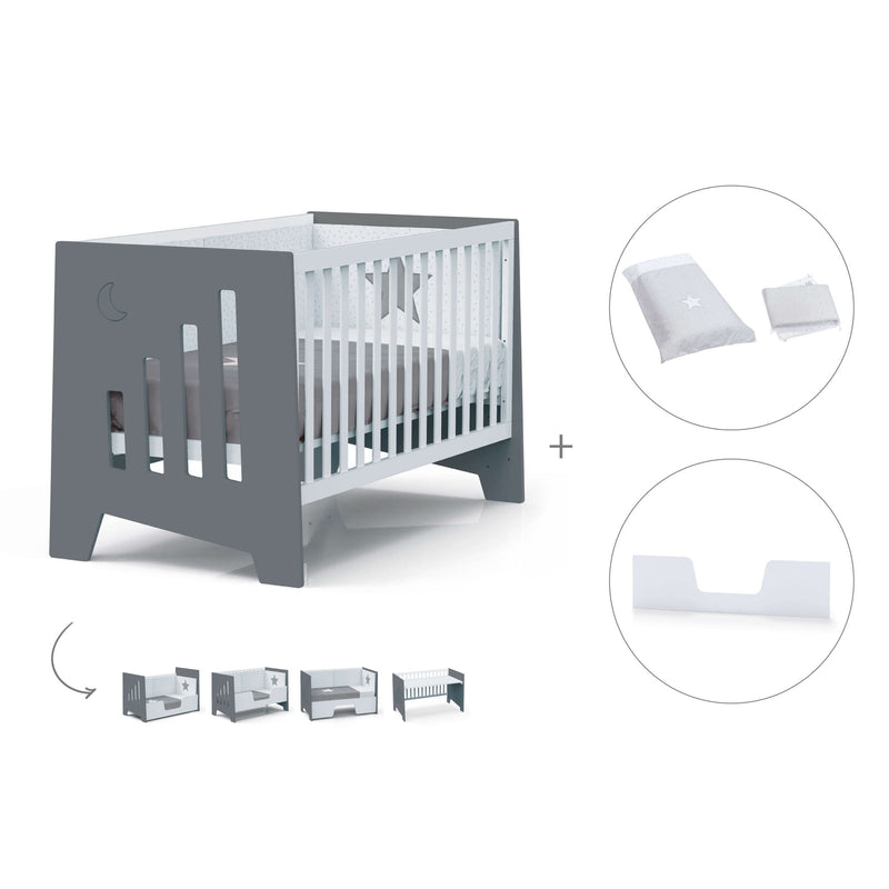 Lettino co-sleeping 70x140 cm (6in1) marengo · Omni XL C191-M7769