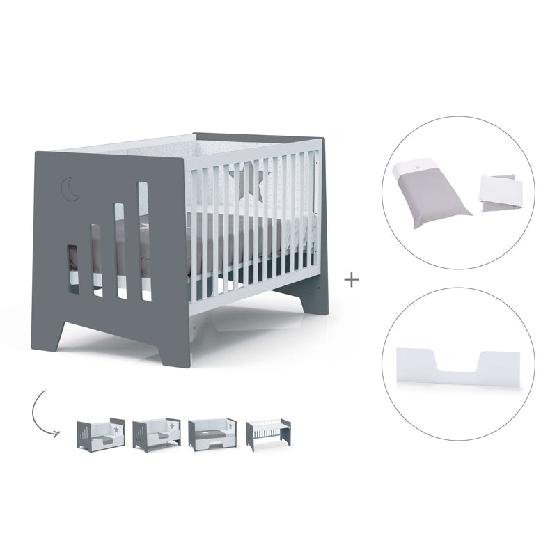 Lettino co-sleeping 70x140 cm (6in1) marengo · Omni XL C191-M7769