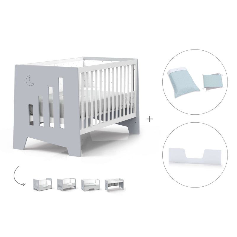 Lettino co-sleeping 70x140 cm (6in1) grigio · Omni XL C191-M7778