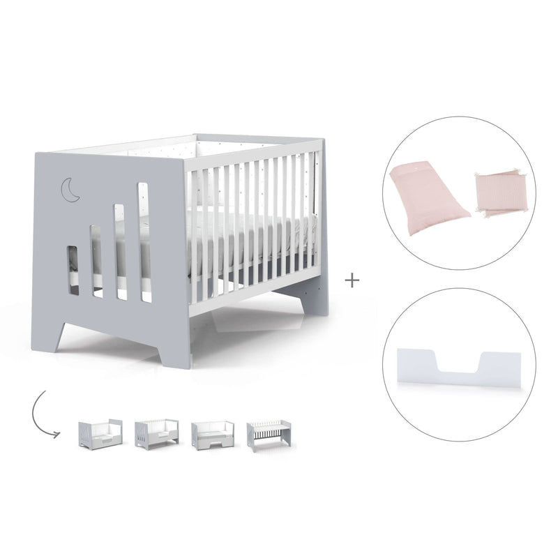 Lettino co-sleeping 70x140 cm (6in1) grigio · Omni XL C191-M7778