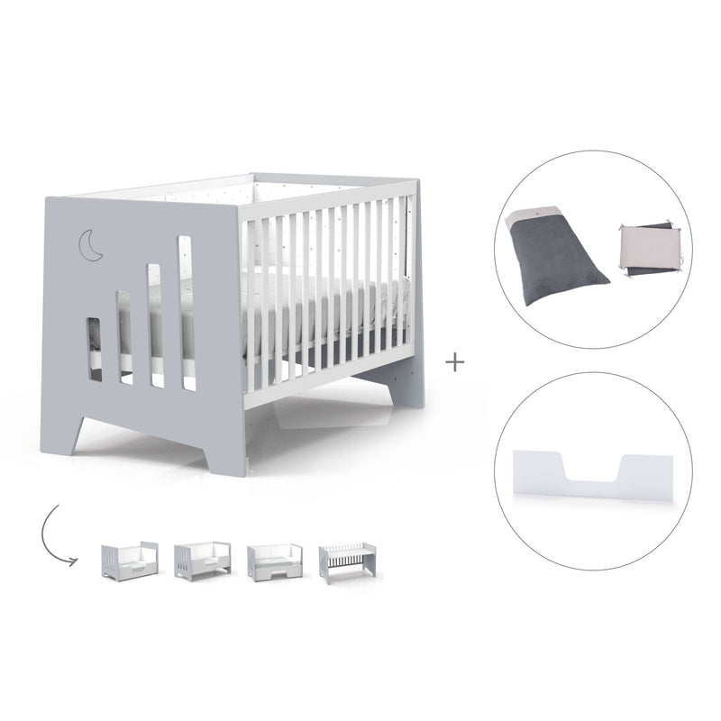 Lettino co-sleeping 70x140 cm (6in1) grigio · Omni XL C191-M7778