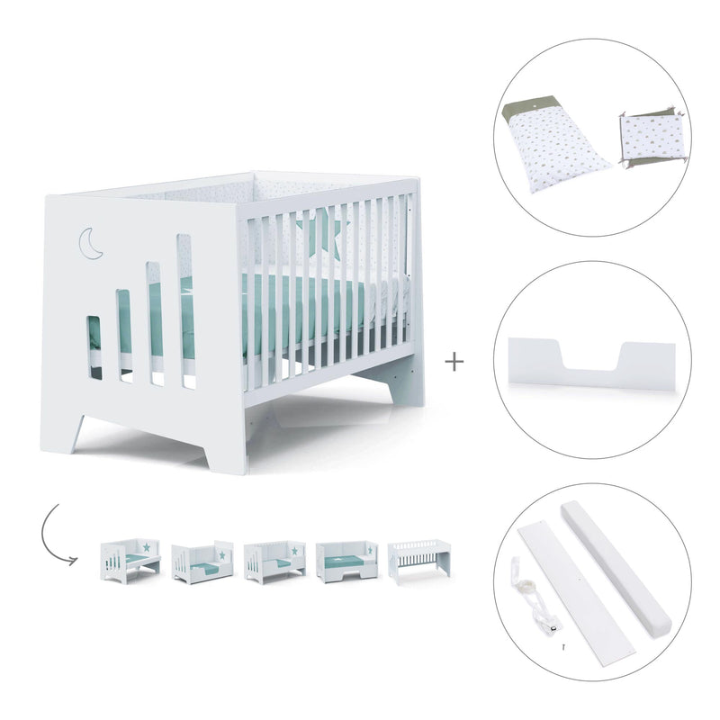 Lettino co-sleeping 70x140 cm (6in1) bianco · Omni XL C191-M7700