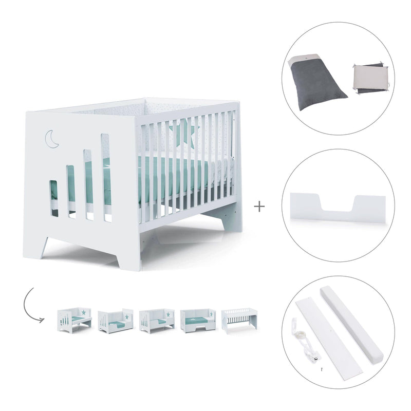 Lettino co-sleeping 70x140 cm (6in1) bianco · Omni XL C191-M7700