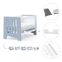 Lettino co-sleeping 70x140 cm (6in1) blu · Omni XL C191-M7741