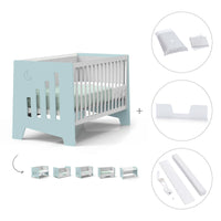 Lettino co-sleeping 70x140 cm (6in1) verde menta · Omni XL C191-M7755