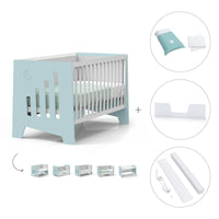 Lettino co-sleeping 70x140 cm (6in1) verde menta · Omni XL C191-M7755