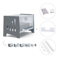 Lettino co-sleeping 70x140 cm (6in1) marengo · Omni XL C191-M7769