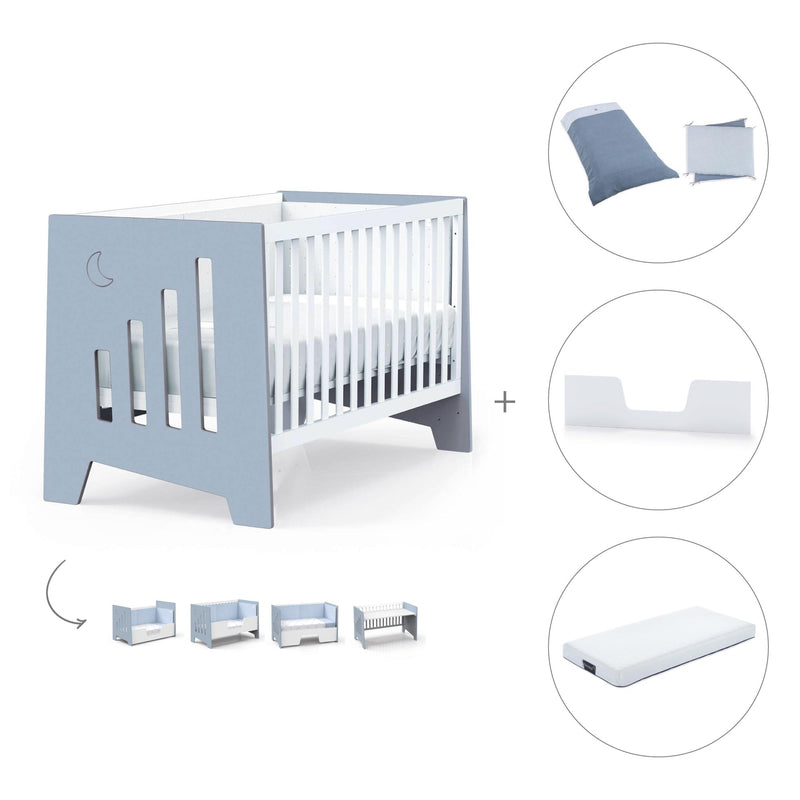 Lettino co-sleeping 70x140 cm (6in1) blu · Omni XL C191-M7741