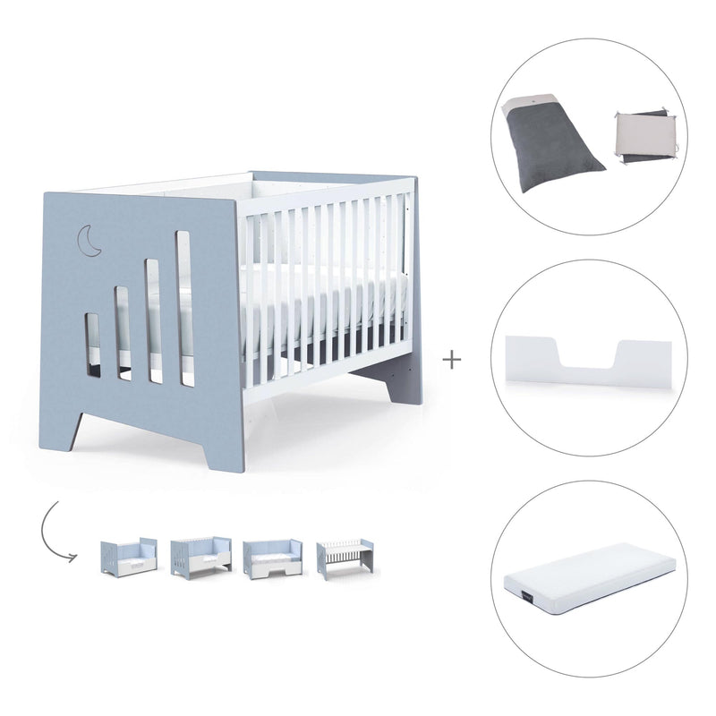 Lettino co-sleeping 70x140 cm (6in1) blu · Omni XL C191-M7741