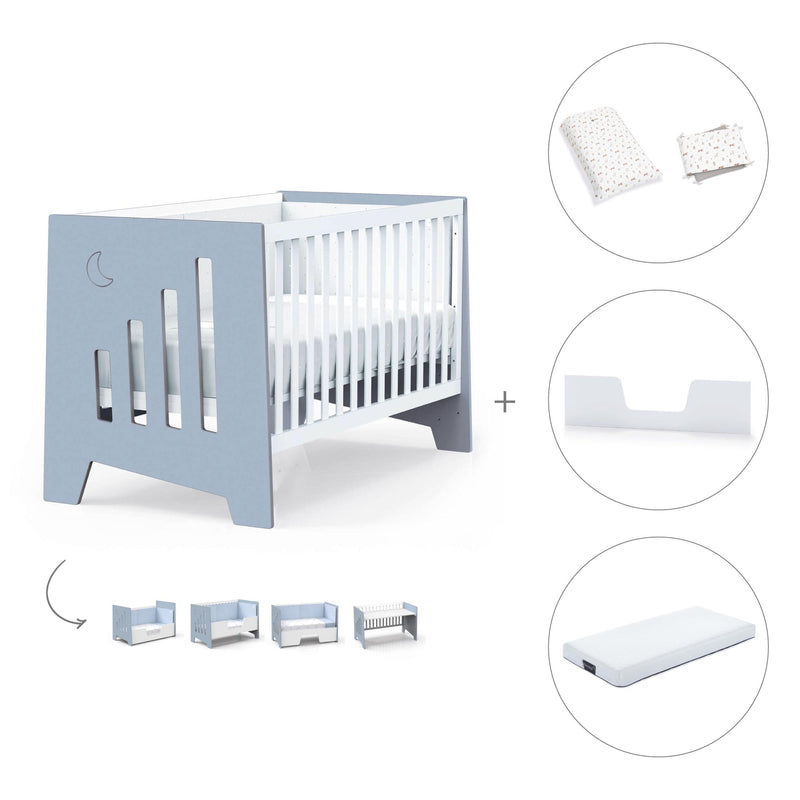 Lettino co-sleeping 70x140 cm (6in1) blu · Omni XL C191-M7741