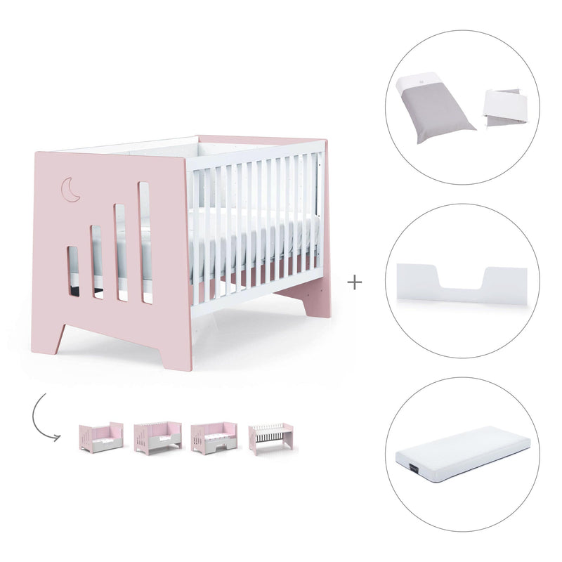 Lettino co-sleeping 70x140 cm (6in1) rosa · Omni XL C191-M7742