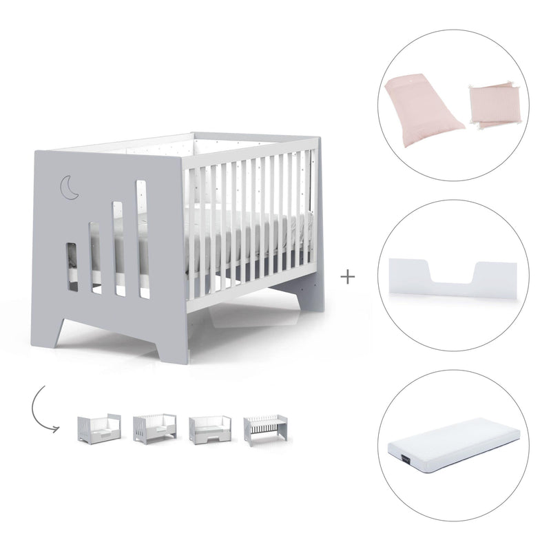 Lettino co-sleeping 70x140 cm (6in1) grigio · Omni XL C191-M7778