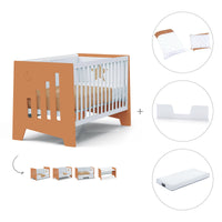 Lettino co-sleeping 70x140 cm (6in1) terracotta · Omni XL C191-M7783