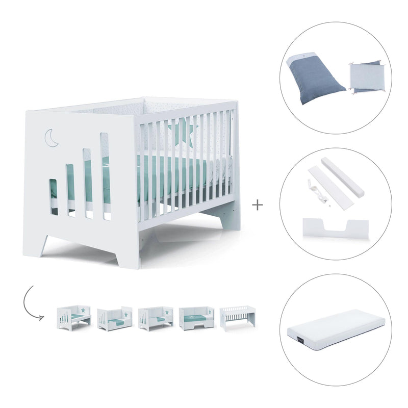 Lettino co-sleeping 70x140 cm (6in1) bianco · Omni XL C191-M7700