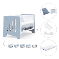 Lettino co-sleeping 70x140 cm (6in1) blu · Omni XL C191-M7741