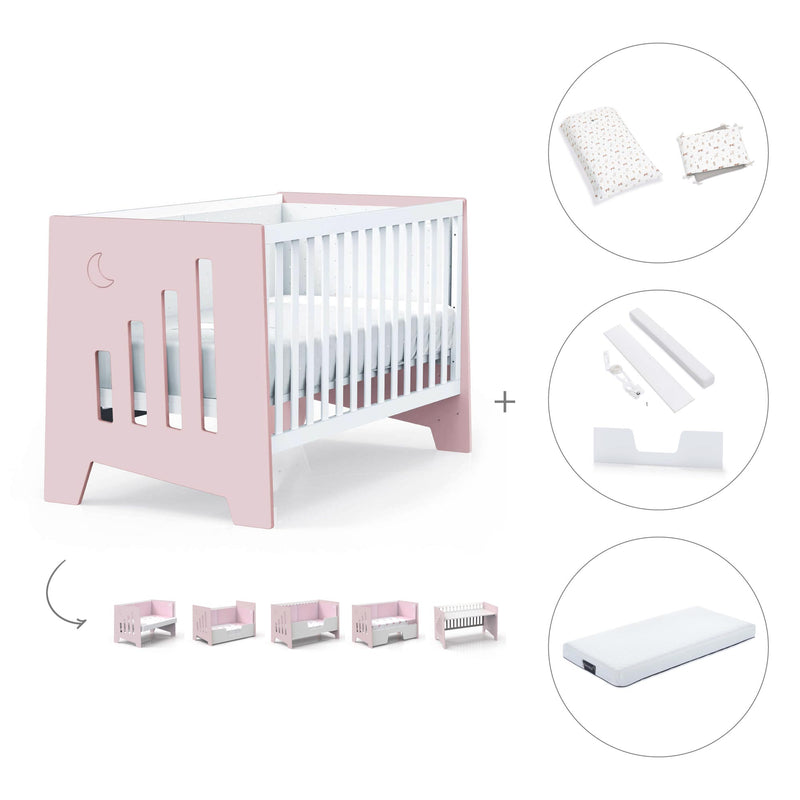 Lettino co-sleeping 70x140 cm (6in1) rosa · Omni XL C191-M7742