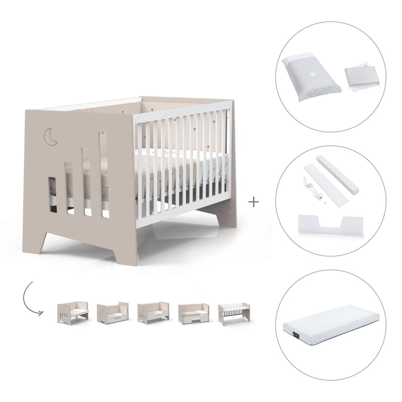 Lettino co-sleeping 70x140 cm (6in1) beige · Omni XL C191-M7753