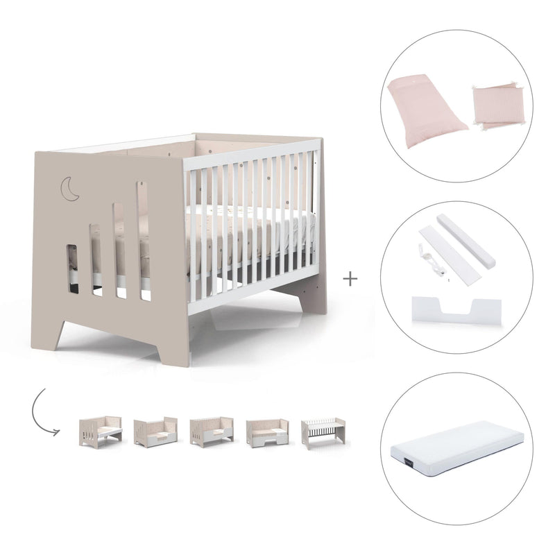 Lettino co-sleeping 70x140 cm (6in1) beige · Omni XL C191-M7753