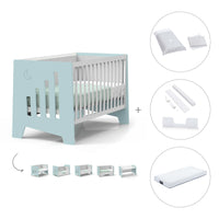 Lettino co-sleeping 70x140 cm (6in1) verde menta · Omni XL C191-M7755