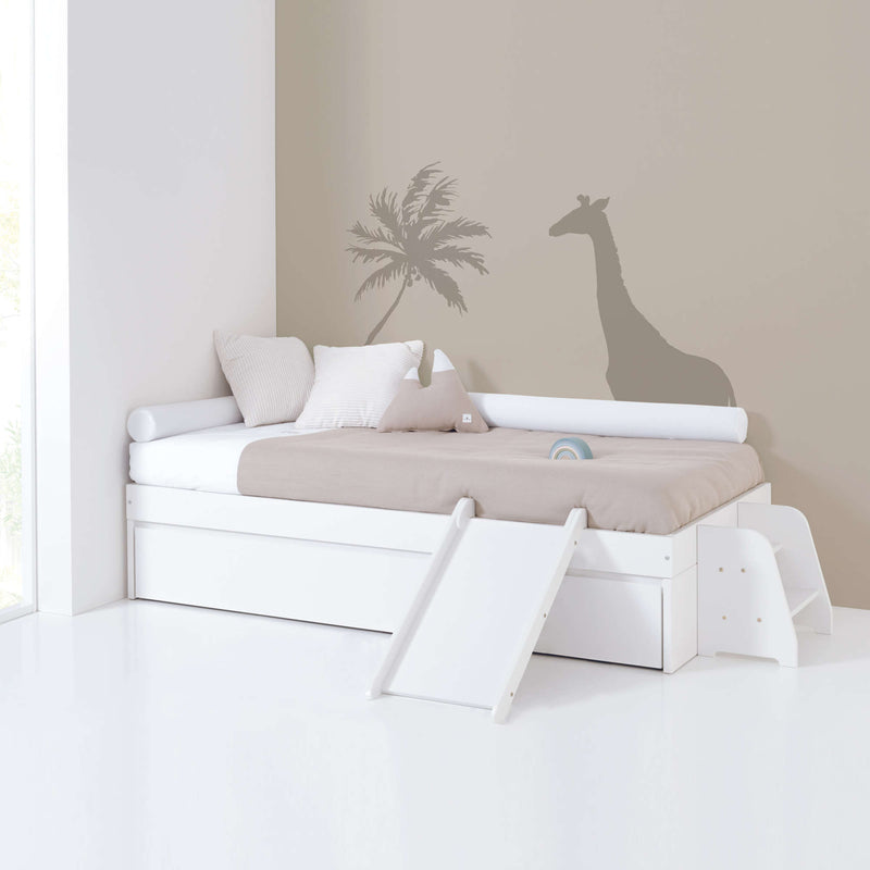 Letto compatto 90x190 cm con letto estraibile/cassetti · Bianca Due QT663