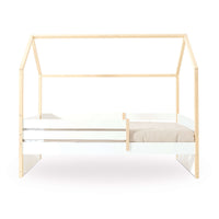 Letto-cassetta Montessori 90x200 cm legno/bianco · Sogni XL NB2000