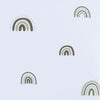 Piumino nordico culla 55x70 cm/60x80 cm arcoíris verde-oliva · Espuma do mar 1304-127
