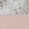 Riduttore per neonato (con cuneo antireflusso) foglie rosa · Liberty 666C-132