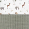 Set 3 cuscini decorazione (luna, stella, cuore) stampa jungle · 693-147 Natura