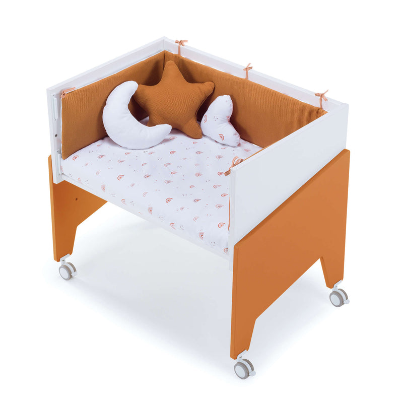 Culla di co-sleping 50x80 cm neonati (5in1) terracotta · Equo