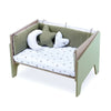 Culla co-sleping 50x80 cm (5in1) legno/verde oliva · Equo Life