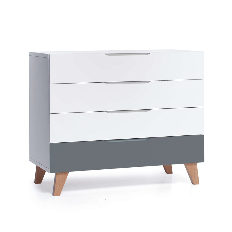 Cassettiera bambini legno (4 cassetti) stile nordico · Lifestyle D247R