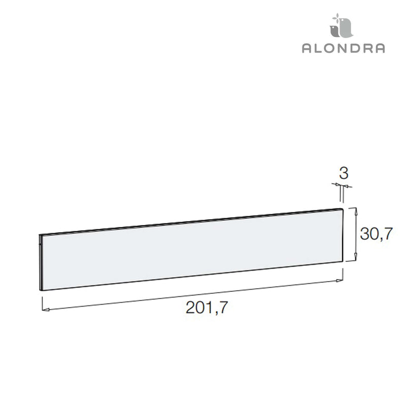 Pannello posteriore per lettino trasformabile NEO (K501 e K506) · WTN501-G2300